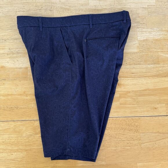 Greyson Montauk Performance Golf Shorts Stretch Breathable Lux Mens 32 Blue 10" - Picture 4 of 12